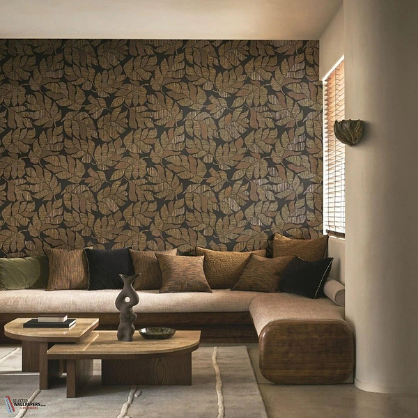 Lontara wallpaper-Casamance-Selected Wallpapers-Interiors