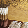 Refined earth wallpaper-Omexco by Arte-Selected Wallpapers-Interiors