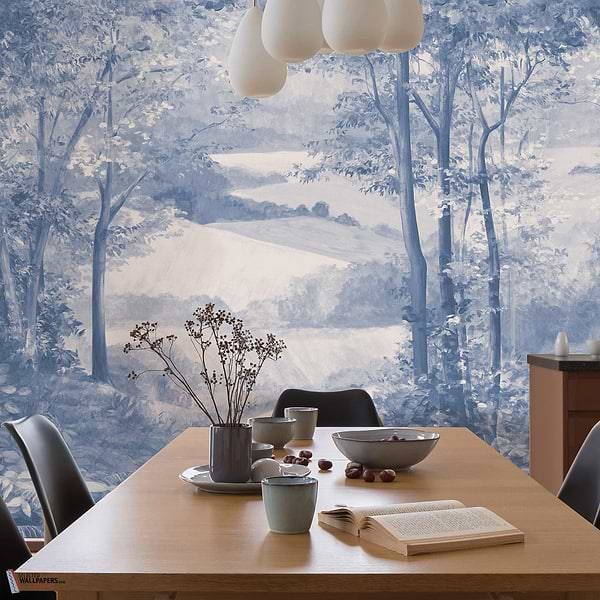 L'orée du bois wallpaper-Les Dominotiers-Selected Wallpapers-Interiors