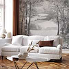 L'orée du bois wallpaper-Les Dominotiers-Selected Wallpapers-Interiors