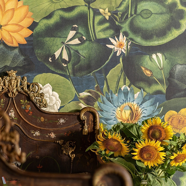 Lotus Blossom wallpaper-Mind the Gap-Selected-Wallpapers-Interiors