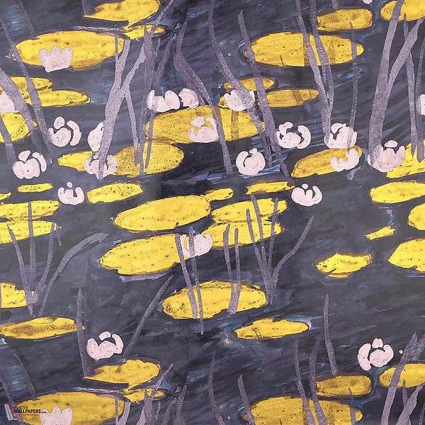Lotus wallpaper-Pierre Frey-Or-Meter (M1)-Selected-Wallpapers-Interiors
