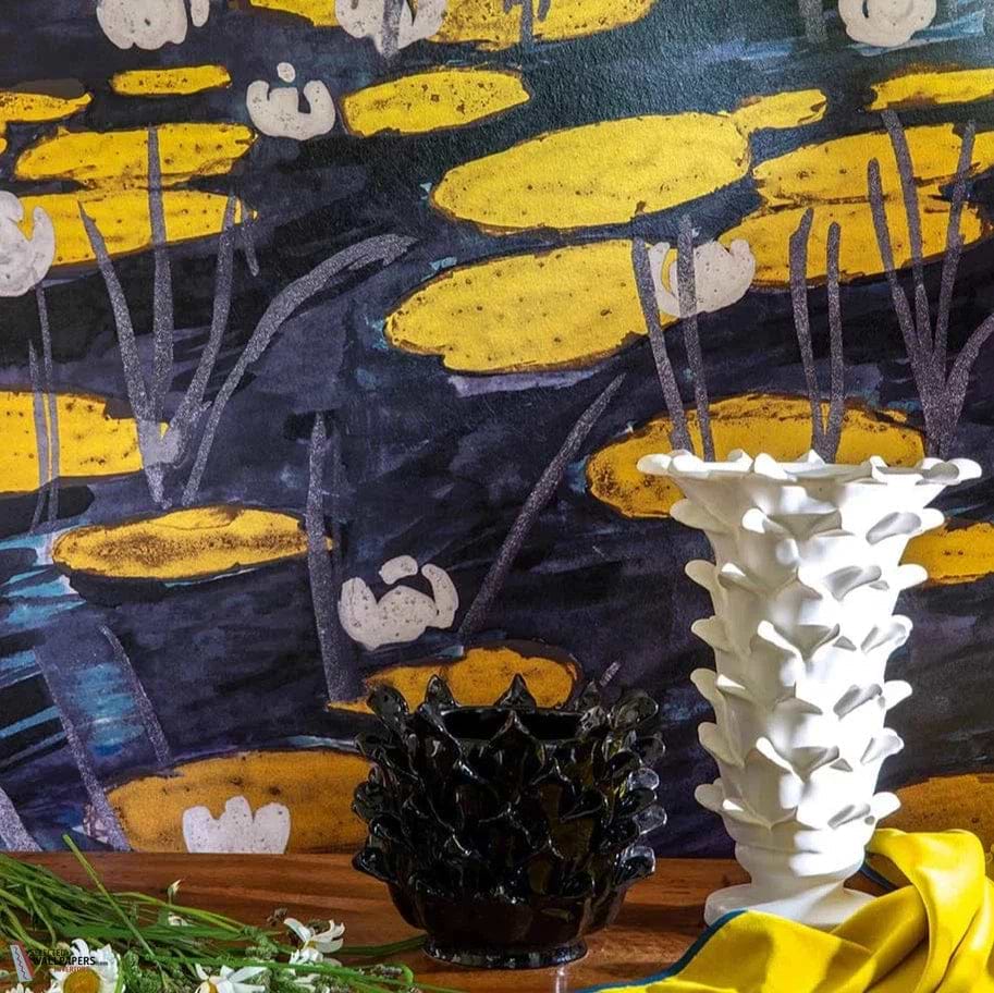 Lotus wallpaper-Pierre Frey-Selected-Wallpapers-Interiors