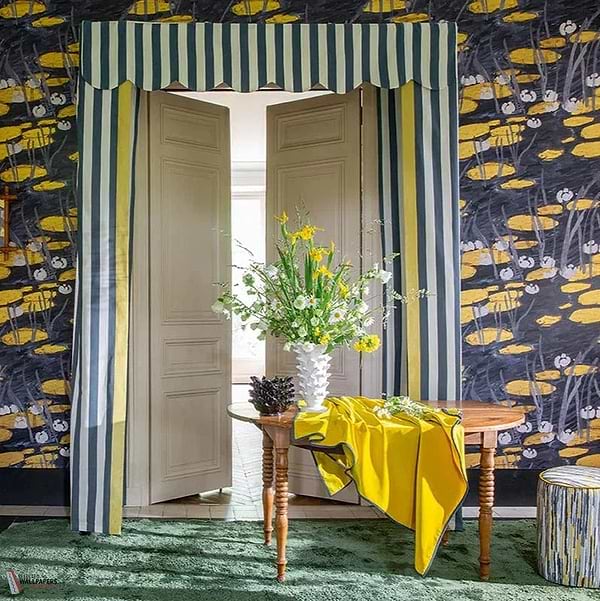 Lotus wallpaper-Pierre Frey-Selected-Wallpapers-Interiors