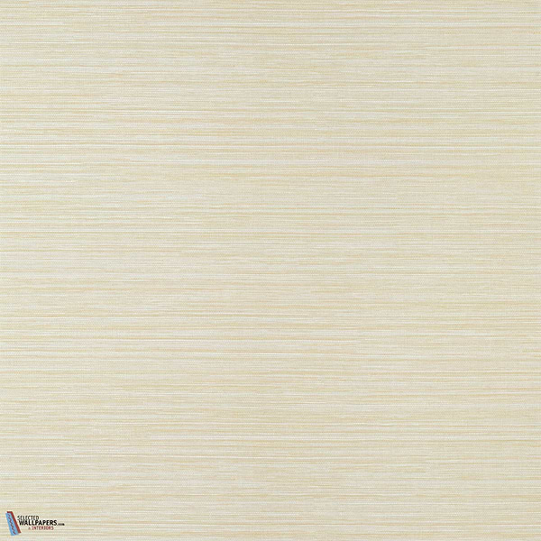 Luta Sisal-Thibaut-Flax and Metallic Gold-Roll-Selected-Wallpapers-Interiors