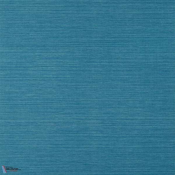 Luta Sisal-Thibaut-Turquoise-Roll-Selected-Wallpapers-Interiors