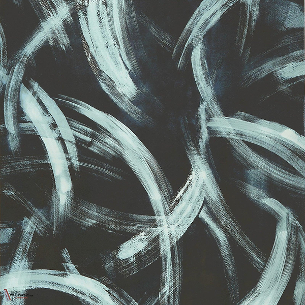 Magnus wallpaper-Thibaut-Charcoal-Roll-Selected Wallpapers-Interiors