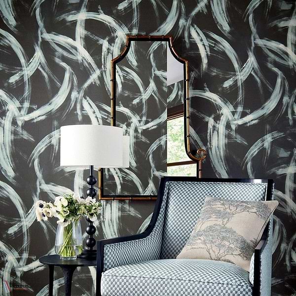 Magnus wallpaper-Thibaut-Selected Wallpapers-Interiors