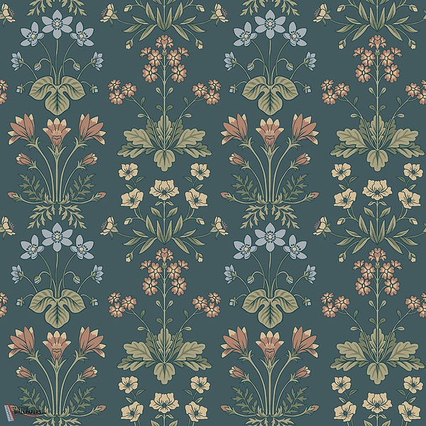 Maj behang-Sandberg-Midnight Blue-Rol-Selected Wallpapers-Interiors