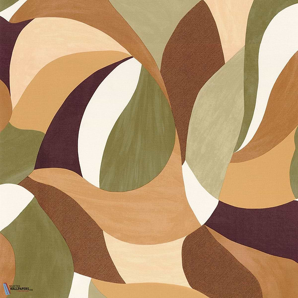 Mandorla-Wallpaper-Casamance-Kaki/Terre de Sienne-Roll-76200202-Selected Wallpapers