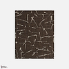 Mappamundi fabric-Dedar-Ebano-Meter (M1)-Selected Wallpapers-Interiors