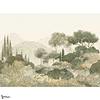 Maquis Corse Tapete-Casamance-Kaki/Poudre-Set-Selected-Wallpapers-Interiors