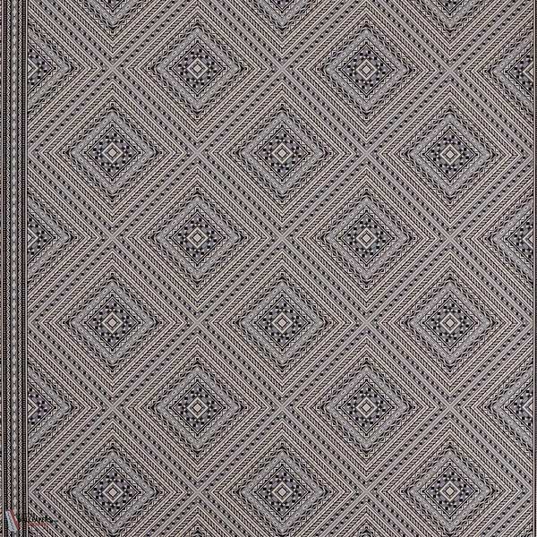 Marquetry Trellis Tapete-Zoffany-Slate-Meter-Selected Wallpapers-Interiors