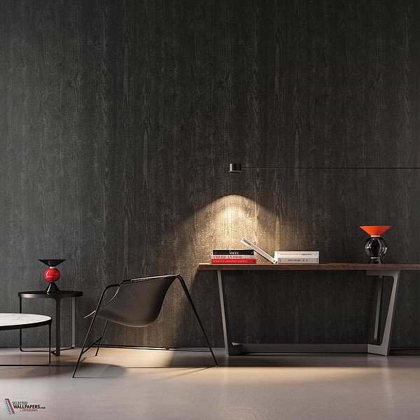Materia wood behang-INSTABILELAB-Selected-Wallpapers-Interiors