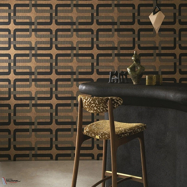 Matjara wallpaper-Casamance-Selected Wallpapers-Interiors