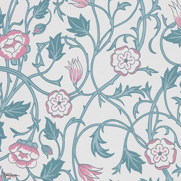 May's Tulip Tapete-Little Greene-Joanna-Rolle-Selected Wallpapers-Interiors