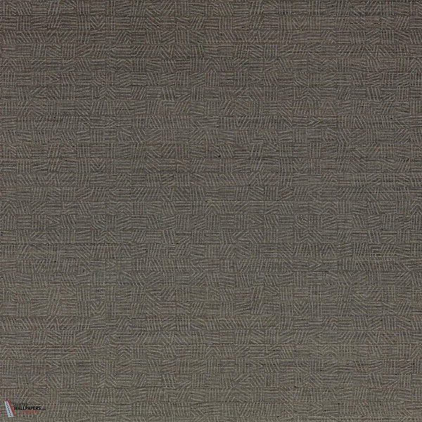 Maze wallpaper-Mark Alexander-Pewter-Roll-Selected Wallpapers-Interiors