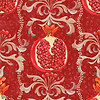 Melagranata-Mind the Gap-wallpaper-Red-300 cm (standaard)-Selected-Wallpapers-Interiors