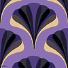 Mezzelune-Mind the Gap-wallpaper-Melanzane-300 cm (standaard)-Selected-Wallpapers-Interiors