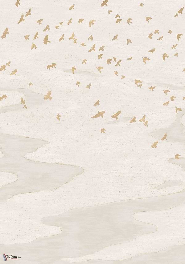 Migration Tapete-Casamance-Ivoire/Dore-Set-Selected-Wallpapers-Interiors