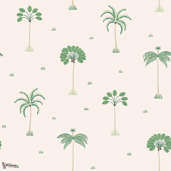 Milo behang-Sandberg-Spring Green-Rol-Selected Wallpapers-Interiors