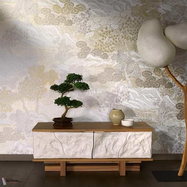 Mitake wallpaper-Pierre Frey-Selected Wallpapers-Interiors