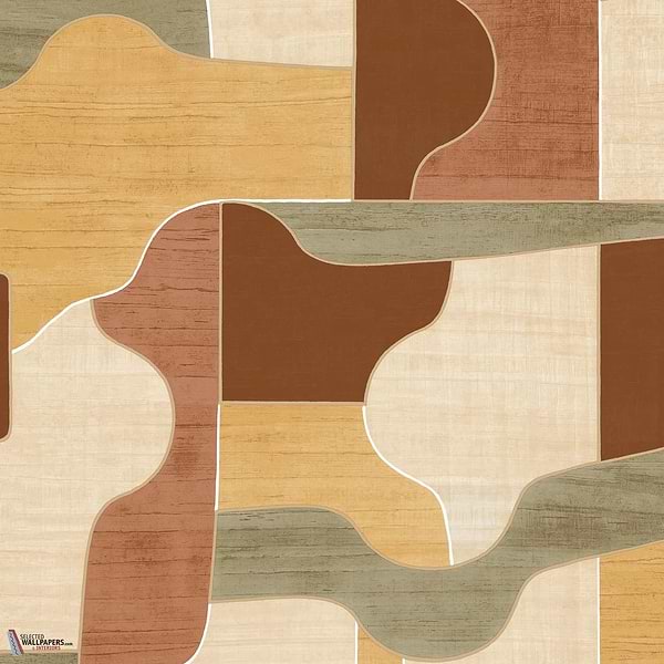 Modernismo Tapete-Casamance-Blush/Vanille-Rolle-Selected-Wallpapers-Interiors