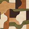Modernismo Tapete-Casamance-Ambre/Kaki-Rolle-Selected-Wallpapers-Interiors