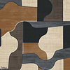 Modernismo Tapete-Casamance-Anthracite/Marine-Rolle-Selected-Wallpapers-Interiors