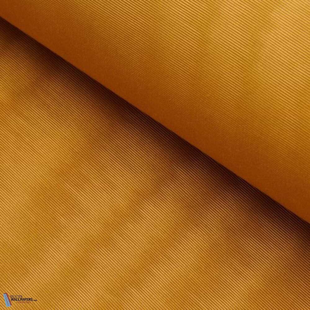 Moire Intense-Dutch Walltextile Company-wallpaper-Ochre-Meter (M1)-Selected Wallpapers