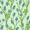 Monkshood-wallpaper-Morris & Co-Cobalt/Goblin Green-Roll-Selected-Wallpapers-Interiors