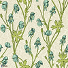 Monkshood-wallpaper-Morris & Co-Aqua/Peashoot-Roll-Selected-Wallpapers-Interiors