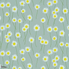 Moon Daisies Tapete-Little Greene-Celestial Blue-Rolle-Selected Wallpapers-Interiors