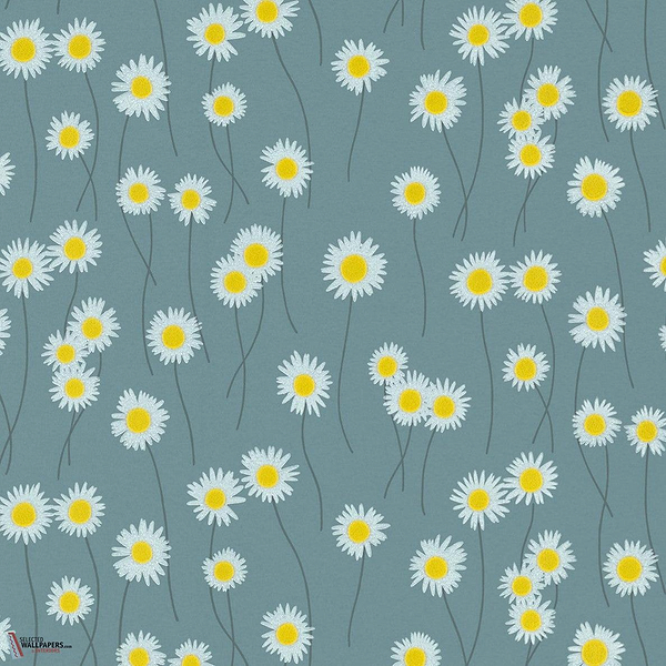 Moon Daisies Tapete-Little Greene-Etruria-Rolle-Selected Wallpapers-Interiors