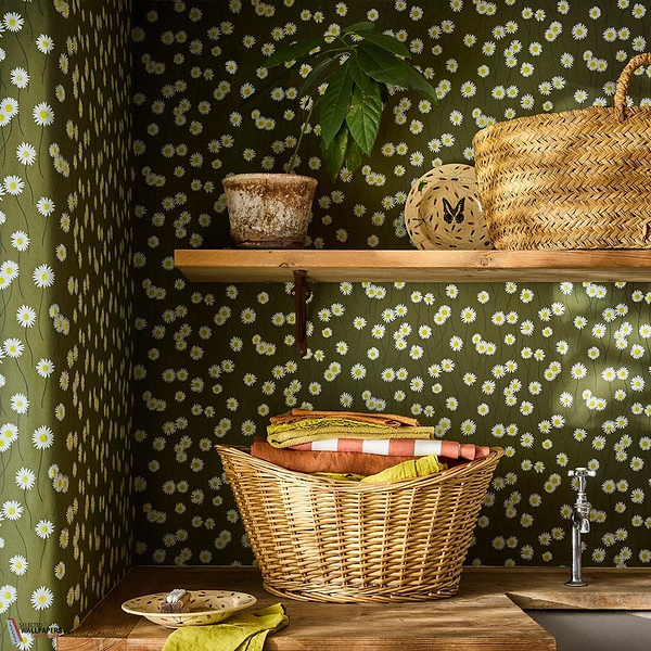 Moon Daisies Tapete-Little Greene-Selected Wallpapers-Interiors