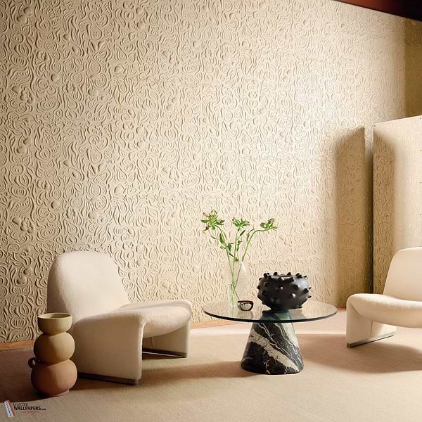 Mosaique du verger wallpaper-Elitis-Selected-Wallpapers-Interiors
