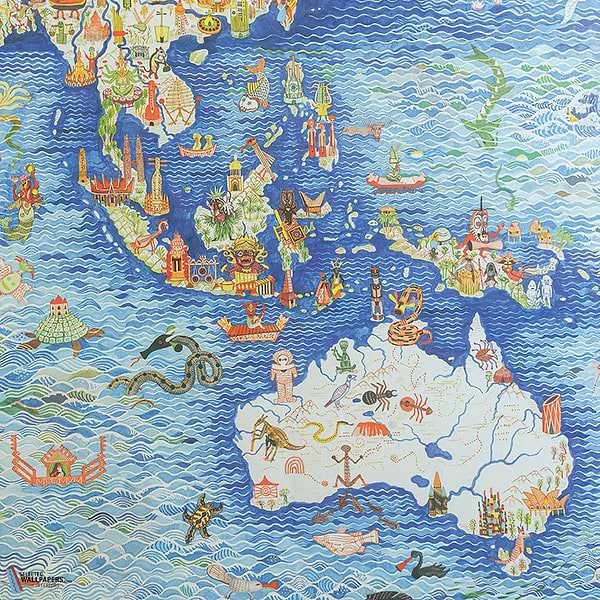 Musique du Monde-Pierre Frey-wallpaper-Selected Wallpapers