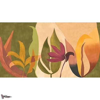 Nahua-Casamance-wallpaper-Kaki/Ocre-Set-Selected Wallpapers