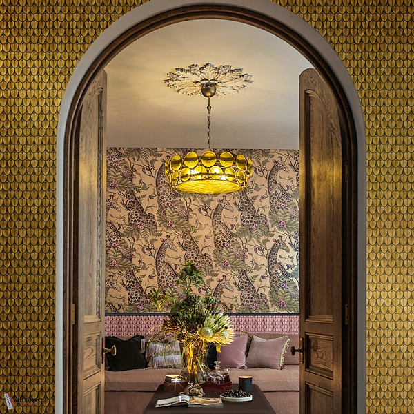 Narina wallpaper-Cole & Son-Selected Wallpapers-Interiors
