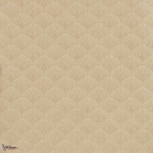 Nereides wallpaper-Casamance-Marron Glace/Dore-Roll-Selected-Wallpapers-Interiors
