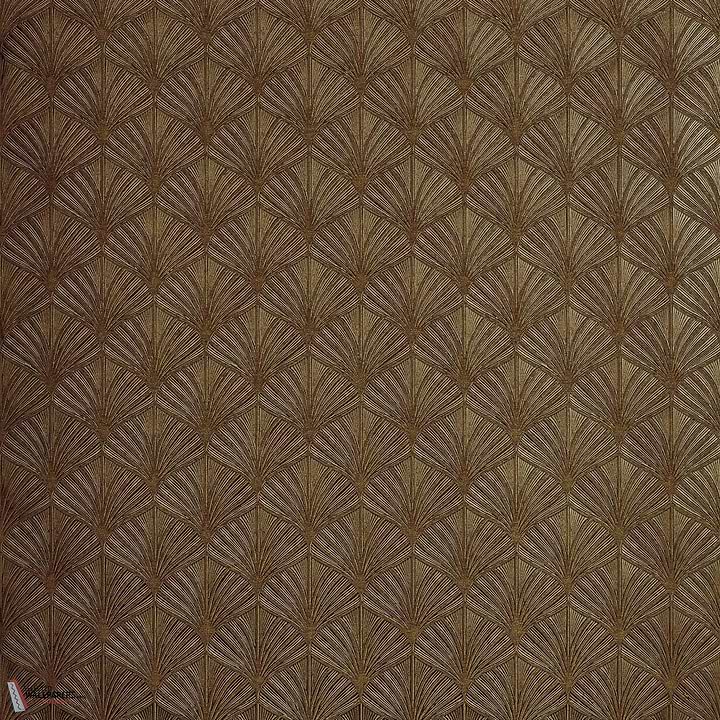 Nereides wallpaper-Casamance-Brun Patine-Roll-Selected-Wallpapers-Interiors