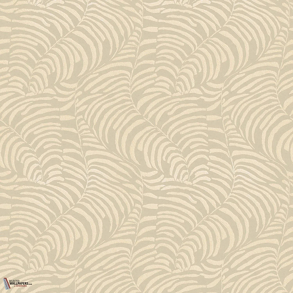 Nobile wallpaper-Casamance-Vert Cendre/Nacre-Roll-Selected-Wallpapers-Interiors