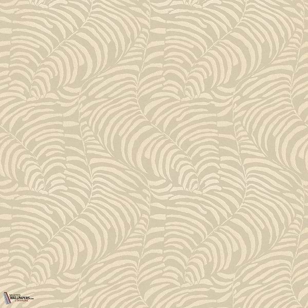 Nobile wallpaper-Casamance-Vert Cendre/Nacre-Roll-Selected-Wallpapers-Interiors