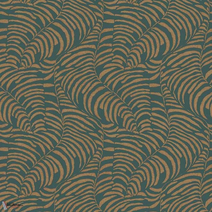 Nobile wallpaper-Casamance-Jaspe/Dore-Roll-Selected-Wallpapers-Interiors
