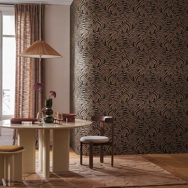 Nobile wallpaper-Casamance-Selected-Wallpapers-Interiors