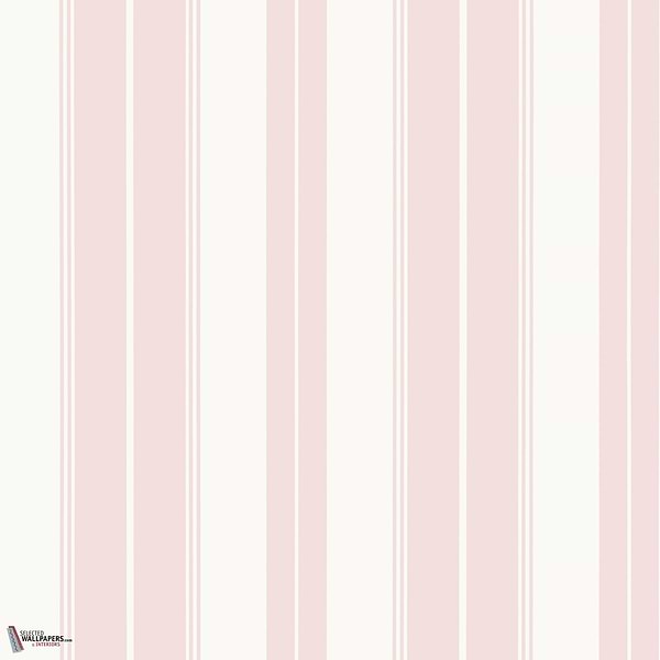 Norfolk Stripe wallpaper-Thibaut-Pink-Roll-Selected-Wallpapers-Interiors