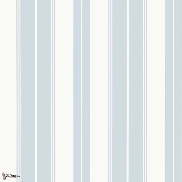 Norfolk Stripe wallpaper-Thibaut-Light Blue-Roll-Selected-Wallpapers-Interiors