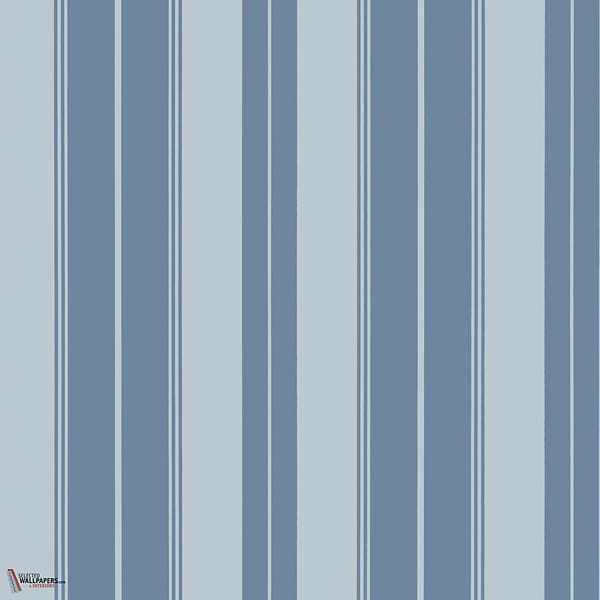 Norfolk Stripe wallpaper-Thibaut-French Blue-Roll-Selected-Wallpapers-Interiors