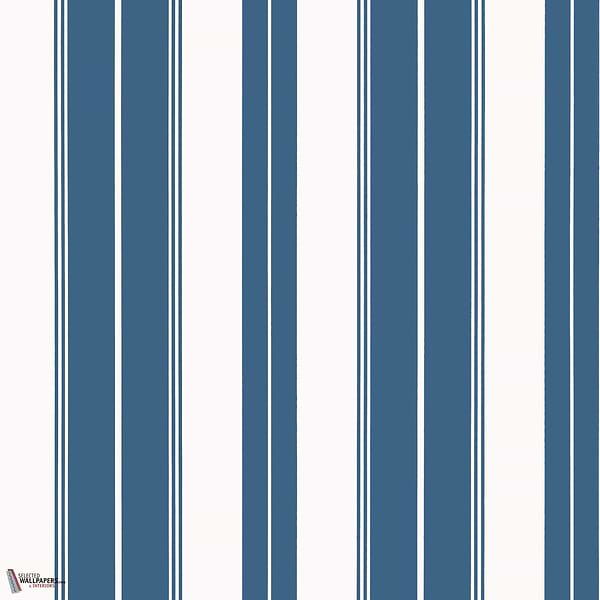 Norfolk Stripe wallpaper-Thibaut-Navy-Roll-Selected-Wallpapers-Interiors