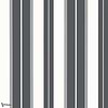 Norfolk Stripe wallpaper-Thibaut-Charcoal Black-Roll-Selected-Wallpapers-Interiors